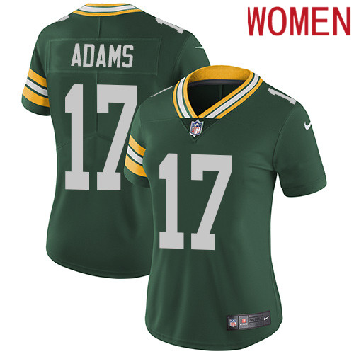 2019 Women Green Bay Packers #17 Adams green Nike Vapor Untouchable Limited NFL Jersey->women nfl jersey->Women Jersey
